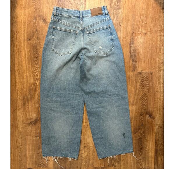 NWT Madewell The Curvy Perfect Vintage Wide-Leg Crop Jean Hallstead Wash Size 26 - Picture 8 of 10
